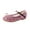 Pink, variant on REDARER Sparkly Bow Flat - Easy Closure Flat Shoes for Dance & Everyday Wear, Shiny Comfortable Girls' Fashion Shoes,Size:11.5-12 Years