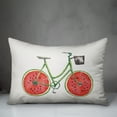 thumbnail image 3 of Creative Products Watermelon Bike 14x20 Spun Poly Pillow, 3 of 3