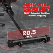 GIKPAL 10 Positions Adjustable Weight Bench Workout Bench for Home Gym,Olympic Weight Bench Press for Full Body Strength Training,Support up to 900lbs