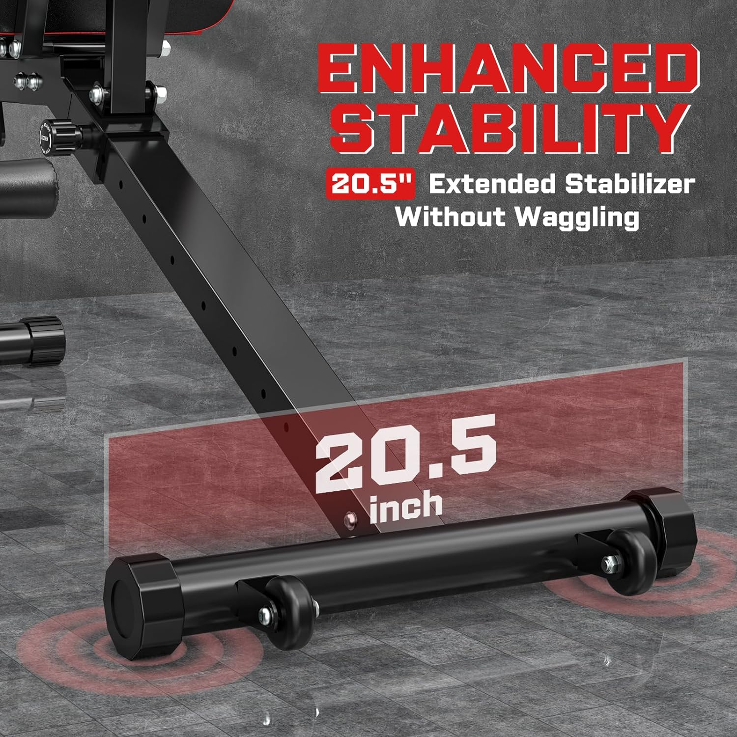 GIKPAL 10-Position Adjustable Olympic Weight Bench photo 8