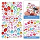 thumbnail image 3 of Uxcell 535 Pcs Pegatinas de Gemas para Manualidades, 5 Hojas de Pegatinas de Gemas Autoadhesivas, Strass Ovalados Multicolor, 3 of 5
