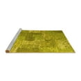 thumbnail image 2 of Ahgly Company Machine Washable Indoor Rectangle Persian Yellow Bohemian Area Rugs, 2' x 3', 2 of 4