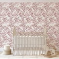 thumbnail image 4 of S4Sassy Peel & Stick Vinyl Wallpaper, Chic Watercolor Leaf Wallpaper Contact Paper Waterproof - Pink, 25"x120", Textured Removable Wall Covering for Bedrooms & Living Areas, Renter Spaces, Cabinets, 4 of 8