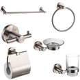 thumbnail image 1 of Juego De 6 Accesorios Para Baño Rubinett Alfa Acero inóxidable 304 Satinado de Lujo, 1 of 9