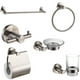 thumbnail image 1 of Juego De 6 Accesorios Para Baño Rubinett Alfa Acero inóxidable 304 Satinado de Lujo, 1 of 9