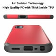 thumbnail image 6 of Kaleidio Case For OnePlus Nord N200 5G [Astro Armor] Rugged Slim [Shockproof] Impact Protector Hybrid Cover [Red/Black], 6 of 6