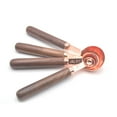 thumbnail image 6 of GOOHOCHY  4 Pcs Walnut Handle Measuring Spoon Rose Gold Kitchen Accessories Convenient Scoop, 6 of 8