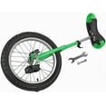 thumbnail image 4 of QRKD Outdoor Wheel Unicycle, 16” One Wheel Bike, Fitness Unicycle Bicycle Adjustable Seat Exercise Bike for Kids Adults Sports Entertainment Exercises Balance Fun（Green）, 4 of 16