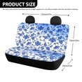 thumbnail image 4 of Psesaysky Blue Floral Print Car Rear Cushion Covers, Set of 2 Universal Car Seat Cover Cushions for Sedan and Truck Decoration, 4 of 4