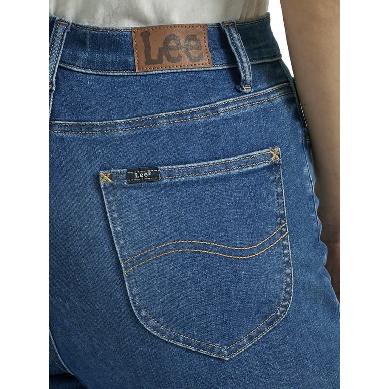 Lee Women's High Rise Fitted Skinny Jean with High Stretch
