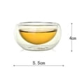 thumbnail image 2 of 6 tazas de té de vidrio., 2 of 3