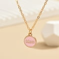 thumbnail image 3 of Namzi Mother's Day Gift Ideas - Mothers Day Necklace for Mom Mothers Day Gifts for Mom from Son Gifts for Her Mom Gifts for Mothers Day Grandma Mothers Day Gift(Pink), 3 of 5