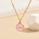 thumbnail image 3 of Xiao Hua Ideas de regalos para el Día de la Madre: collar para mamá, regalos para mamá de parte de su hijo, regalos para mamá, regalos para la abuela, regalo para el Día de la Madre (rosa), 3 of 5