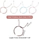 thumbnail image 3 of Pulseras de la amistad de 5 colores, cordón de poliéster, 10 unidades, semiterminadas, ajustables, cadena de pulsera semiterminada., 3 of 7