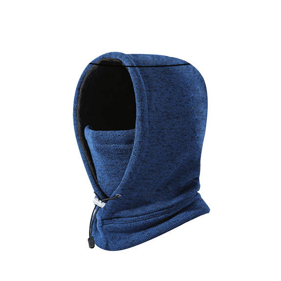 TELOLY Winter Hat for Men,Soft Anti-Static Fabric,Temperature Increase Feature Outdoor Ear Protection Hat,One-Piece Knitted Hat,Navy