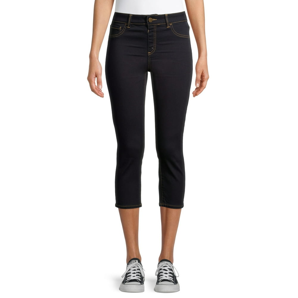 Jordache - Jordache Women's Pull-On Capri Skinny Jeans - Walmart.com - Walmart.com