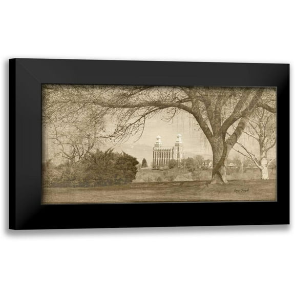 Murdock, Ramona 14x9 Black Modern Framed Museum Art Print Titled - Logan Temple II
