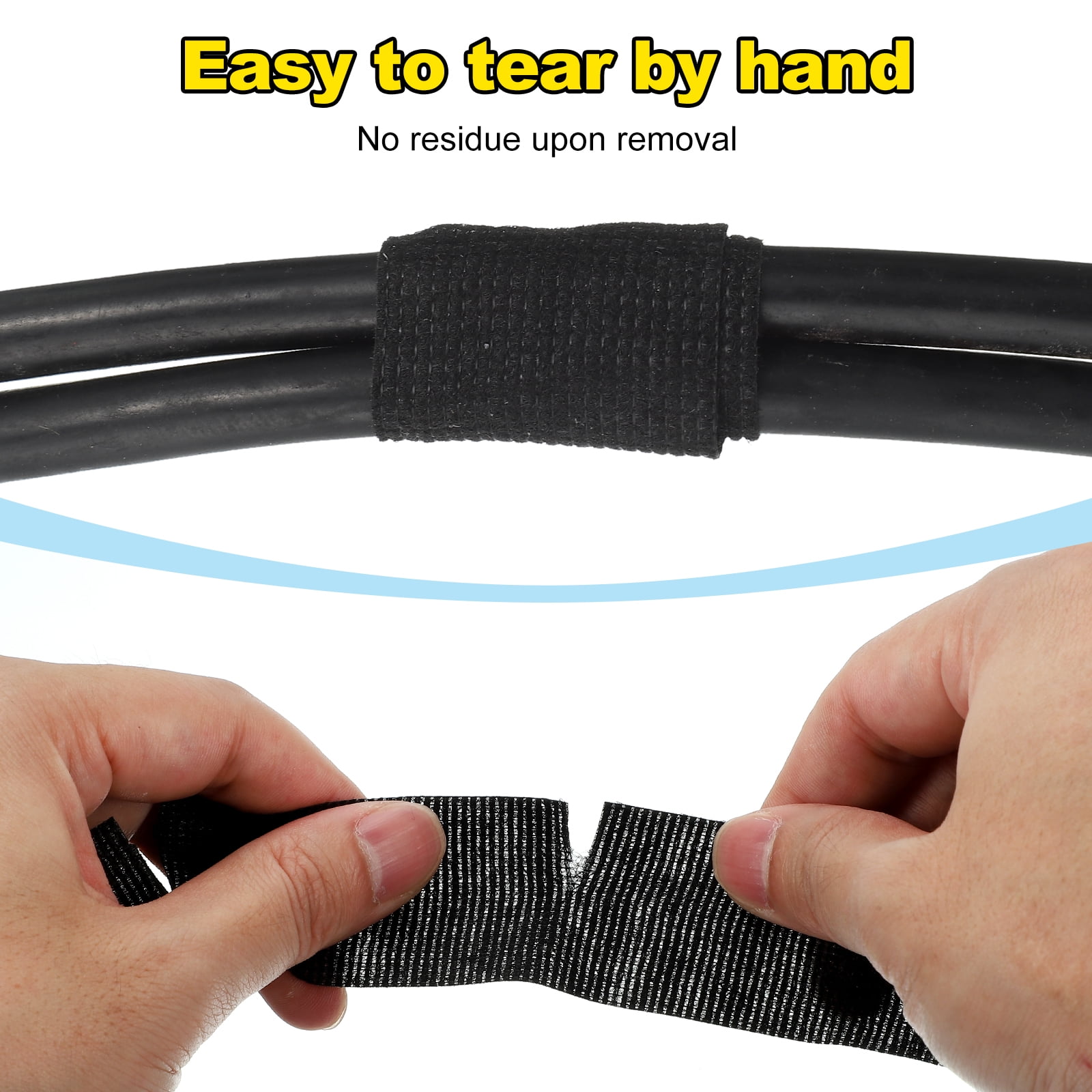 Uxcell Wire Harness Tape, 3.15 in x 49.2 ft Self-Adhesive Cloth Electrical Tape Auto Electrical Cable Fixed High Temp Noise Dampening Heat Proof Wire Harness Automotive Cloth Tape, 2 Pcs