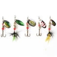 thumbnail image 6 of 10/Pack Fishing Lures Spinnerbait for Hard Metal Spinner Baits Kit with Tackle Box for Beginners and Experienced, 6 of 7