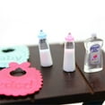 thumbnail image 3 of 1:12 Dolls House Miniature Baby Bottles Shampoo Bibs Set Nursery Accessory Gift, 3 of 6