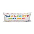 thumbnail image 1 of EREHome Welcome home text colorful Pillow Cover Body Pillowcase Pillow Protector 20x60 Inch, 1 of 1