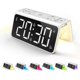 thumbnail image 1 of Digital Alarm Clock with USB Charger,Radio Alarm Clocks for bedrooms with LED Large Display,Natural Light Alarm Clock for Kids, with Natural Sound for, 1 of 5
