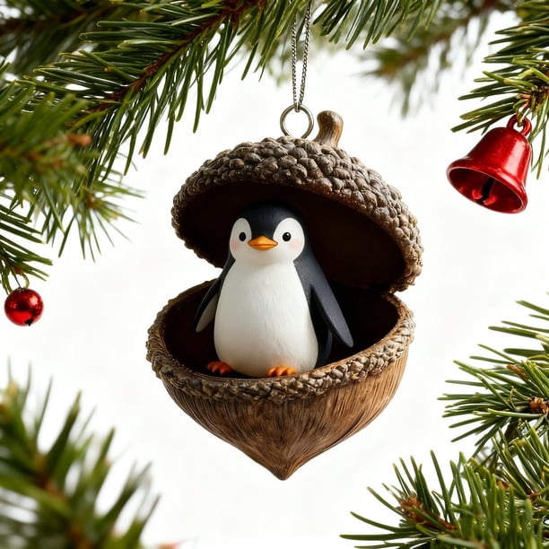 8cm Forest Animals Decoration Christmas Tree Pendant Holiday Gift