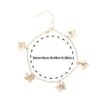 thumbnail image 2 of Summer Boho Beach Temperament Hollow Butterfly Double Chain Ankle And Tassel Bracelet, 2 of 7