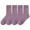 Purple, variant on MZXELPRJD No Show Socks Womens Thicker Warm Fuzzy Socks Gifts for Fluffy Cozy Socks Stocking Stuffer Socks Solid Color Thermal Socks, Compression Socks Purple