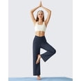 thumbnail image 4 of G4Free BareFeel 25"/27"/29" Inseam High Stretch Wide Leg Yoga Pants Ankle Length Casual Lounge Pants with Pockets, 4 of 7
