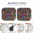 thumbnail image 6 of Gukieu Berry Fruits Print Car Windshield Sun Visor, Foldable Anti-UV Car Sun Visor Suitable for Vans, Trucks Car Accessories-Medium, 6 of 6
