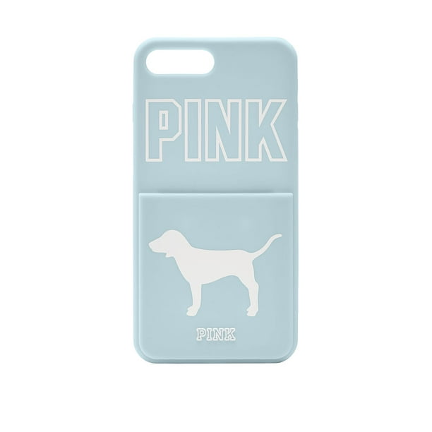 Victoria S Secret Pink Iphone 6 Plus 7 Plus 8 Plus Phone Case Light Blue White Walmart Com Walmart Com