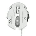 thumbnail image 1 of Gamer Mouse, Diseño de Fondo de Metal de Metal para el Mouse de Juego Con Cablado Con Cablado Ergonómico Diseño de Textura Dañada, 1 of 7