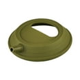 thumbnail image 3 of Tapa de silicona para tazón para campamento cubierta de utensilios portátiles ligeros con reemplazo de boquilla para la playa de barbacoa Verde, 3 of 8