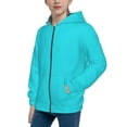thumbnail image 2 of Rocae Aqua for Zip Up Hoodies for Teen Sweatshirt with Hood-Small, 2 of 6