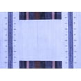 thumbnail image 1 of Ahgly Company Indoor Rectangle Solid Blue Modern Area Rugs, 7' x 10', 1 of 4