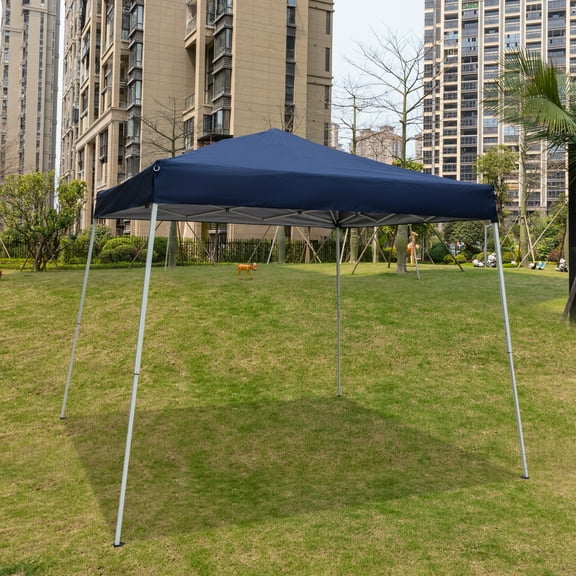 Kadyn Portable Folding Instant Canopy Tent, Outdoor Folding Party Tent for Wedding, Blue 8' x 8' Portable Household Waterproof Folding Tent
