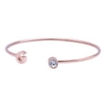 thumbnail image 2 of Pulsera Mujer Inicial Letra LuckyLy, Acero Inoxidable y Zirconia Cúbica, Modelo Sonia rosa UNITALLA, 2 of 8