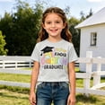 thumbnail image 2 of LILIYA First Day Of School Shirt Toddler Girl Kindergarten Here I Come Relaxed Fit Casual Short Sleeve T-Shirt Summer Clothes, 2 of 5