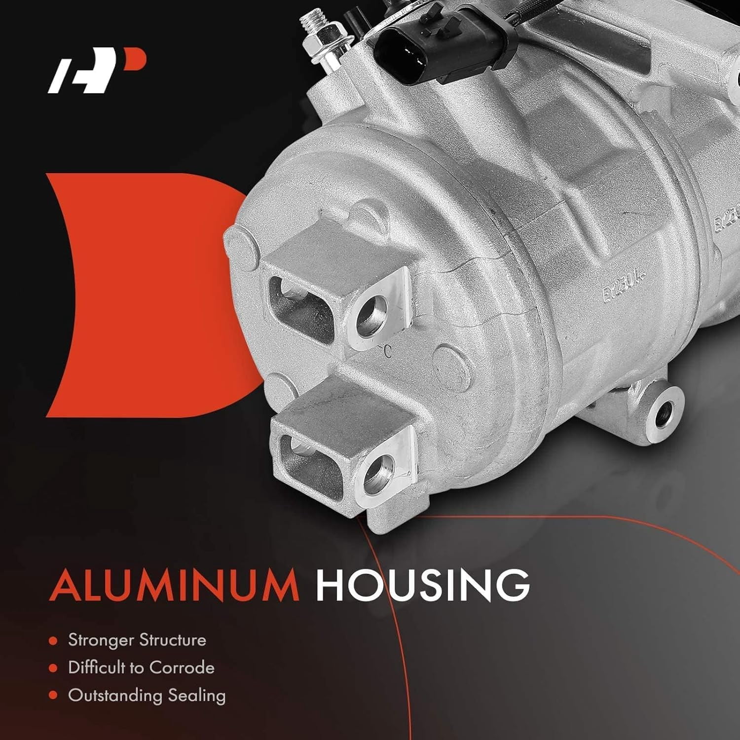 A-Premium AC Compressor with Clutch Compatible with Chrysler 300 Dodge Magnum 2005 V6 2.7L
