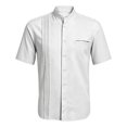 thumbnail image 2 of Boys Button Down Shirt Solid Dress Shirts School Uniform Blouse Top Tee 10-11 Years, 2 of 3