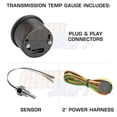 thumbnail image 3 of GlowShift | 2-1/16 (52mm) Tinted 7 Color Series 60 PSI Boost Gauge & Transmission Temperature Gauge Dual Set for Cars and Trucks, 3 of 5