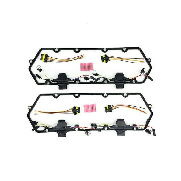 Valve Cover Gasket Set - Compatible with 1995 - 1997 Ford F Super Duty 7.3L V8 1996