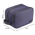 thumbnail image 6 of Pnellth Faux Leather Toiletry Bag Wet And Dry Separation Waterproof Large Capacity Portable Handle Zipper Multifunctional Travel Makeup Cosmetic Pouch Organizer, 6 of 7