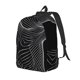 thumbnail image 1 of Disketp Geometric Lines Dog Art print Canvas Backpack Lightweight Travel Daypack Student Rucksack Laptop Backpack-, 1 of 5