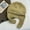 Khaki, variant on Handmade Crochet Sweater Hat For Women In Autumn And Winter, Popular Instagram Vintage Knitted Flying Hat, Winter Warm Ear Protection Lei Feng Hat
