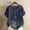 Navy, variant on Spring Tops for Women 2026 Linen Fitted Button Down Floral Women Casual and Linen Round-Neck Printed Short Sleeve Button T-shirt Blouse Army Green 4X