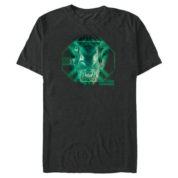 Alien 45th Anniversary Aliens Movie Xenomorph Scan LV-426 - Short Sleeve Blended T-Shirt for Adults - Customized-Dark Heather