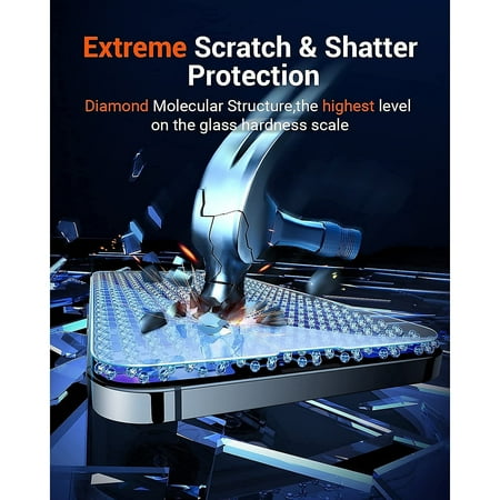 SaharaCase - ZeroDamage Ultra Strong Tempered Glass Screen Protector for Apple® iPhone® 13 Pro Max (2-Pack) - Clear