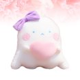 thumbnail image 3 of Cojín de espalda con forma de fantasma, adorable cojín de peluche rosa para pareja (cojín de corazón fantasma de 40 cm), 3 of 8